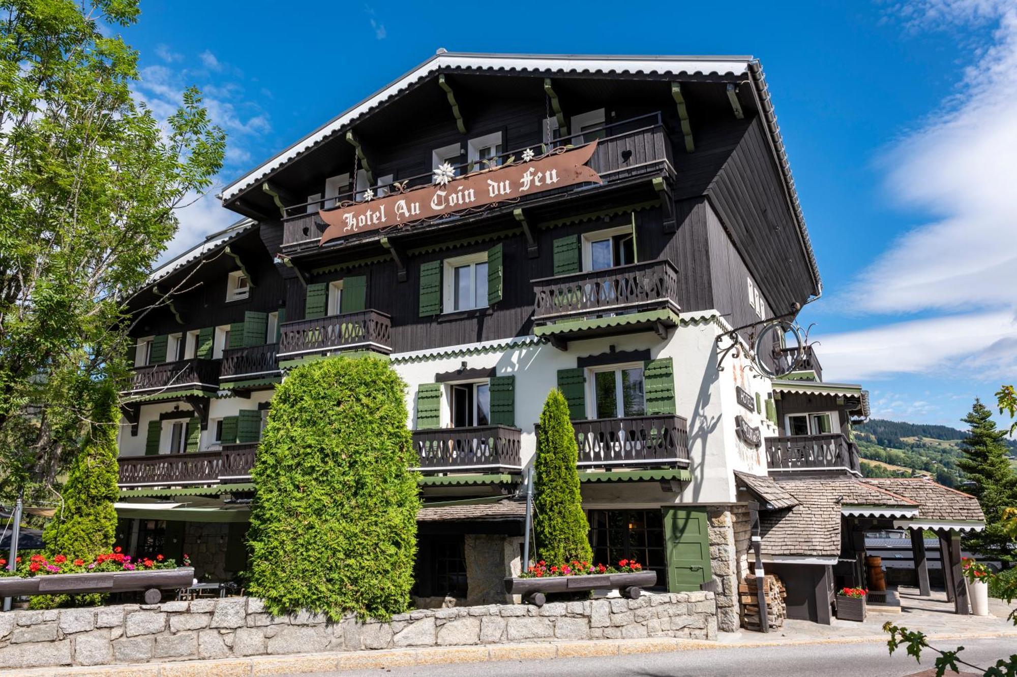 Au Coin Du Feu Hotel Megeve Exterior photo